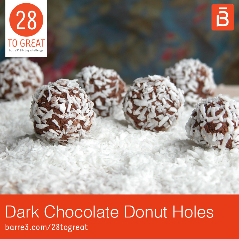 Dark Chocolate Donut Holes