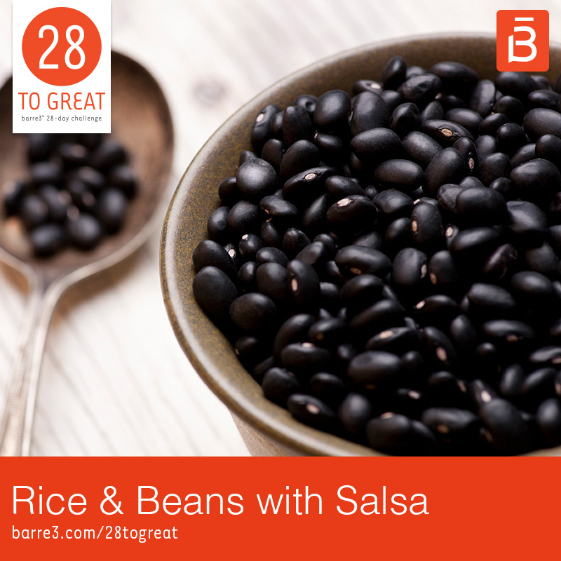 Rice and Beans with Salsa