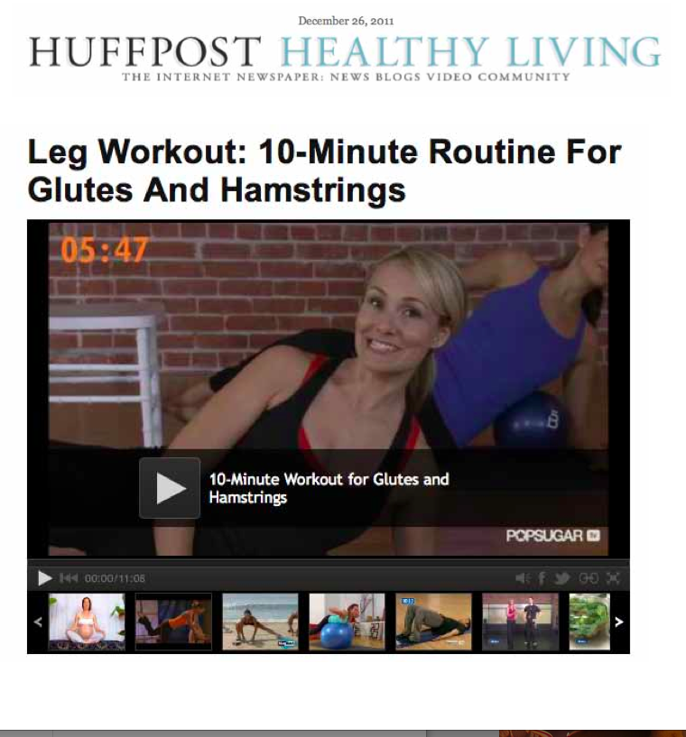 Huffington Post Healthy Living Feature on barre3