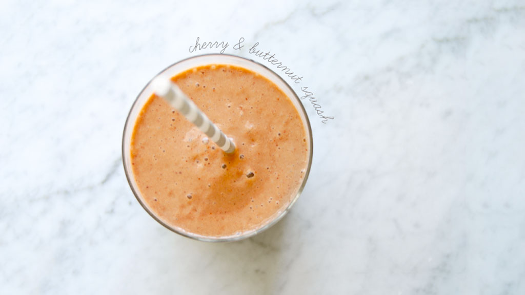 Butternut Squash and Cherry Smoothie