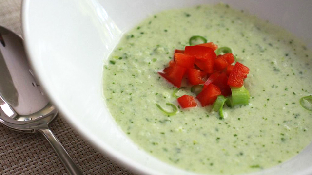 Chilled Coconut Cucumber Soup