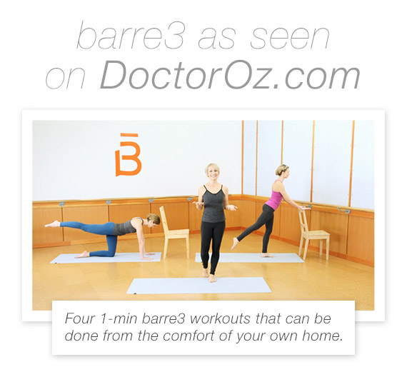 1-Minute Workouts on DoctorOz.com
