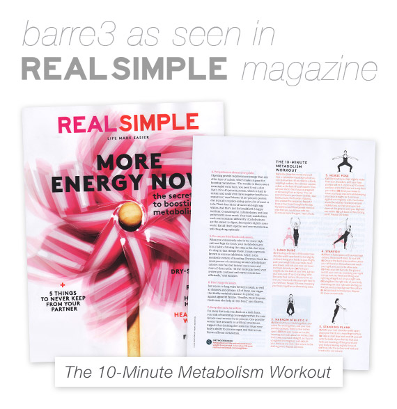 barre3 in Real Simple Magazine