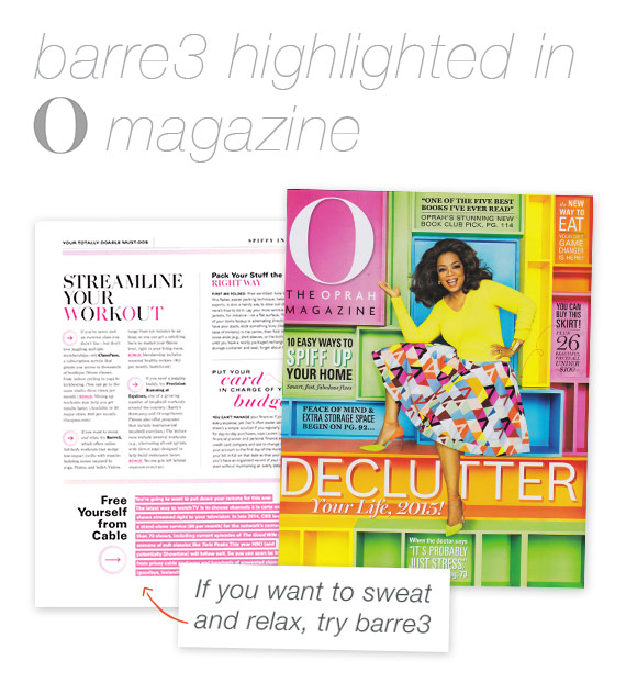 barre3 in O Magazine