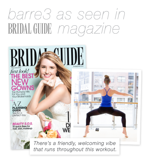 barre3 in Bridal Guide Magazine