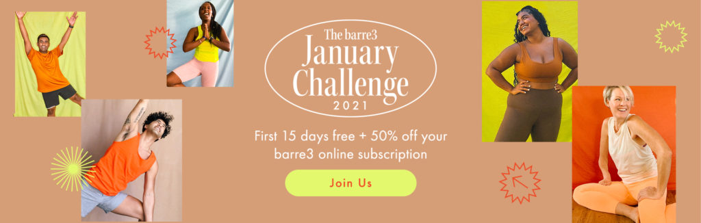 barre3 January Challenge 2021