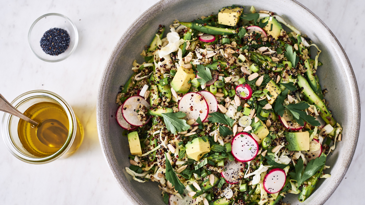 Herb, Vegetable + Quinoa Salad