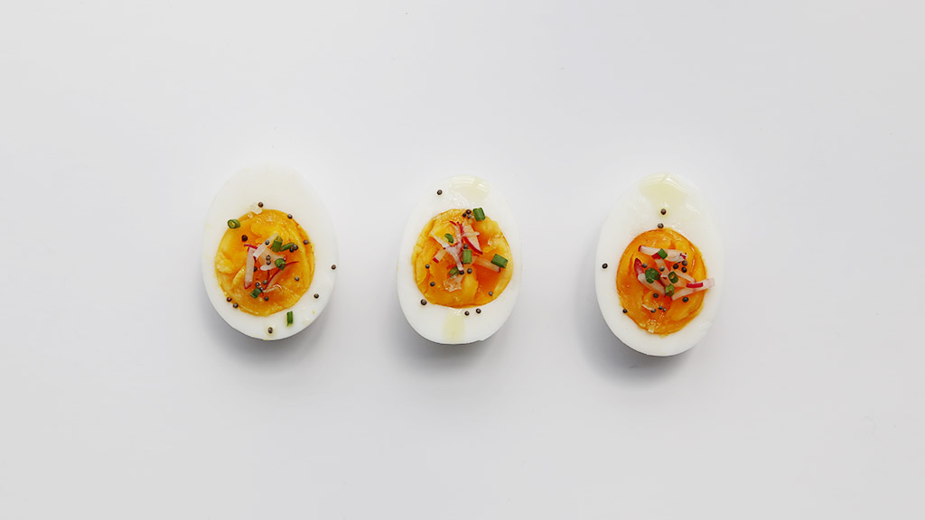 The Un-Recipe: Dressed-Up Hard-Boiled Eggs