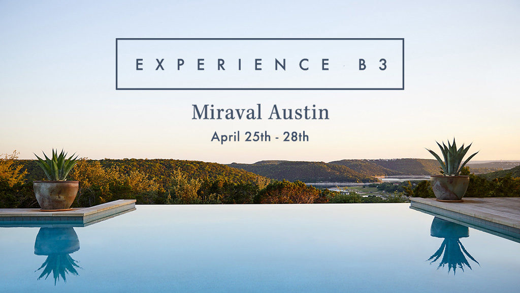 JOIN US FOR 3 DAYS OF EXPLORATION AND INSPIRATION