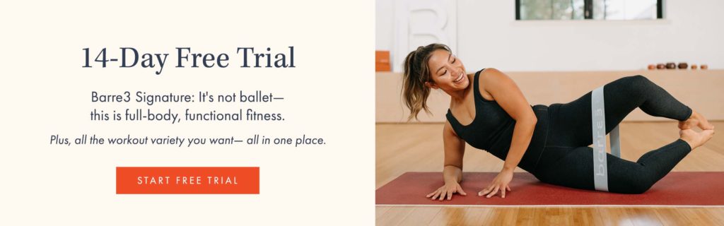 barre3 free trial at-home
