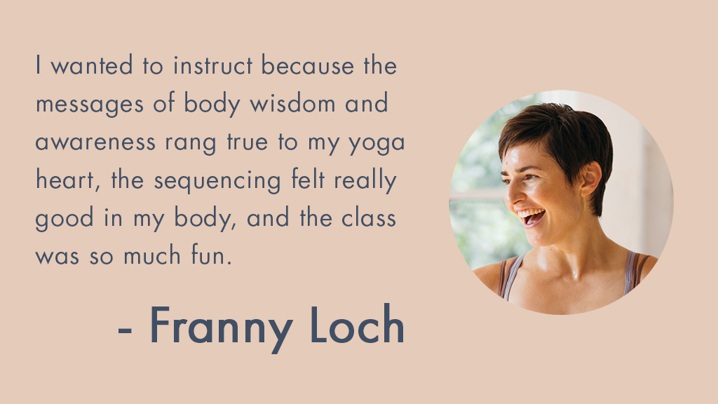 Instructor Spotlight Series: Franny Loch