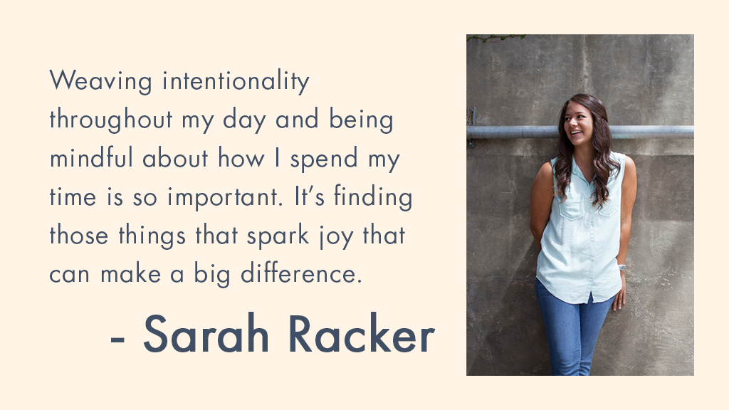 Sarah Racker Shares Her Secrets To Living With Intention